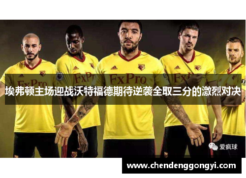 埃弗顿主场迎战沃特福德期待逆袭全取三分的激烈对决
